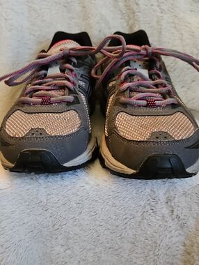 Asics Gray and Pink Women's Sneakers